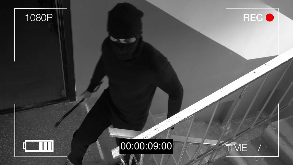 Videoüberwachung im Treppenhaus