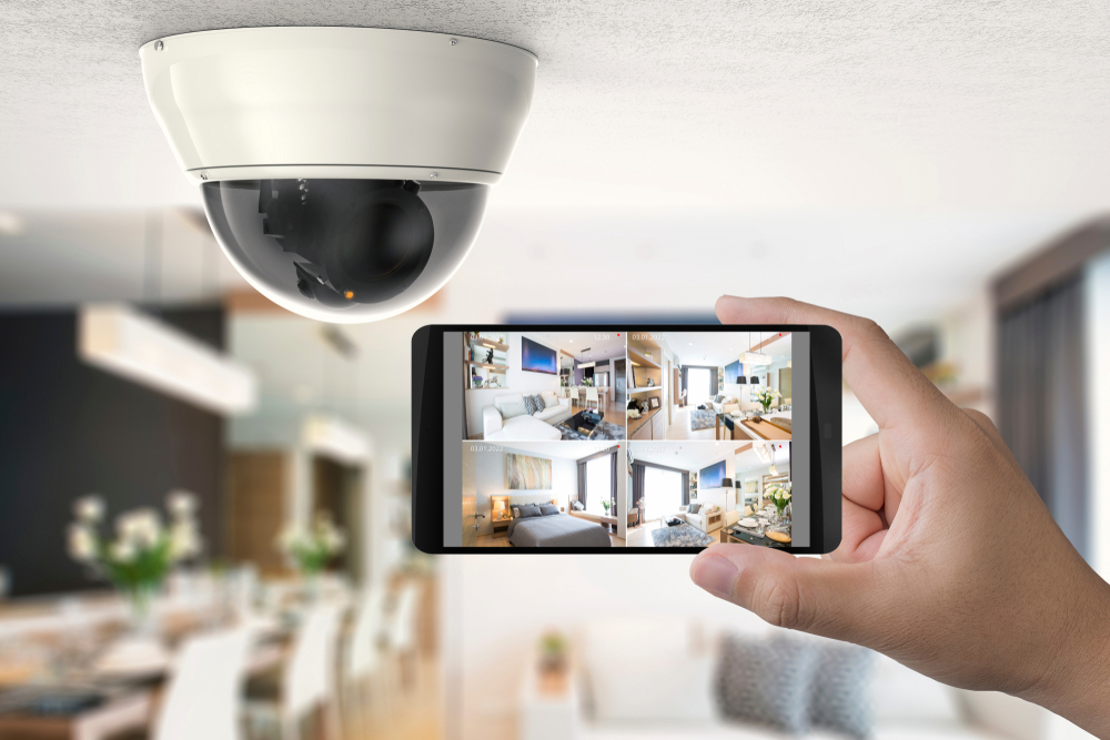 Dome-Kamera Überwachung per Smartphone
